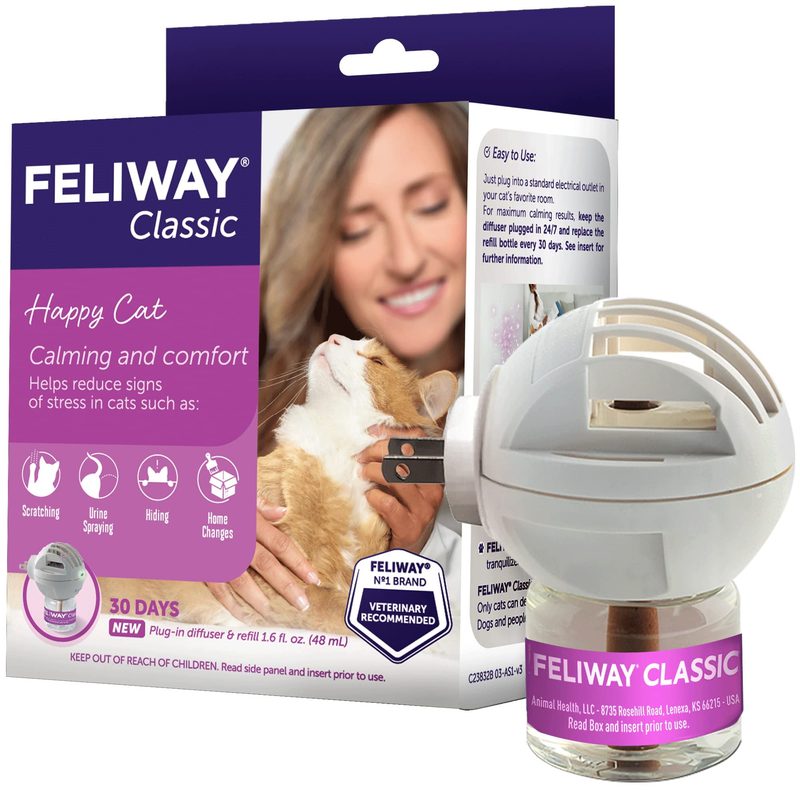 FELIWAY Classic 30 Day Cat Calming Diffuser Starter Kit (48ml)